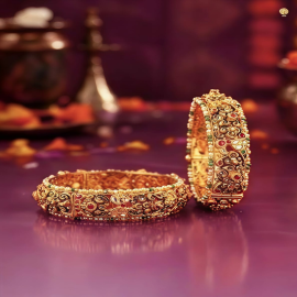 Gold-Plated Traditional Bangles